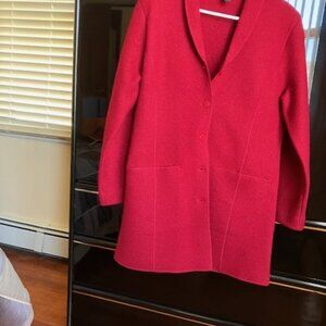 Eileen Fisher Red Coat